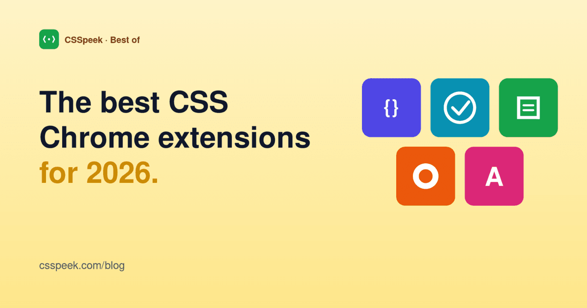 A grid of Chrome extension puzzle pieces representing CSS tools